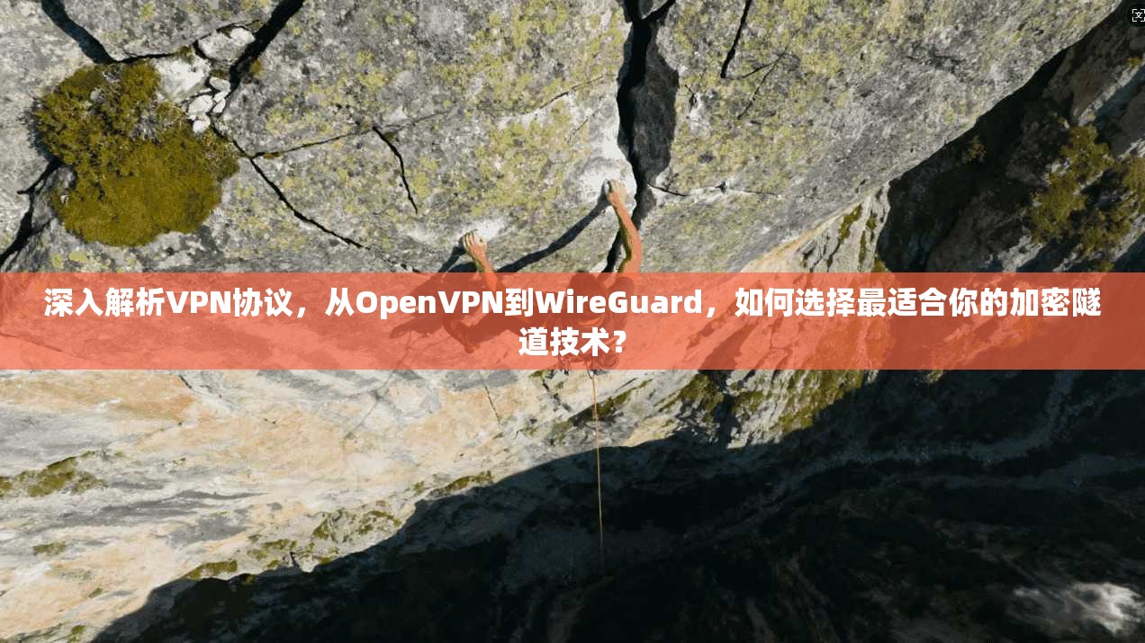 深入解析VPN协议，从OpenVPN到WireGuard，如何选择最适合你的加密隧道技术？