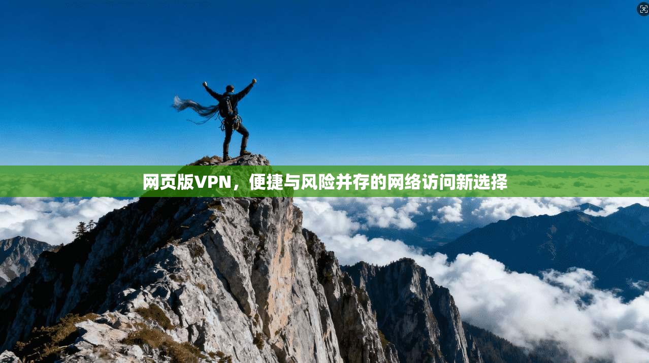 网页版VPN，便捷与风险并存的网络访问新选择