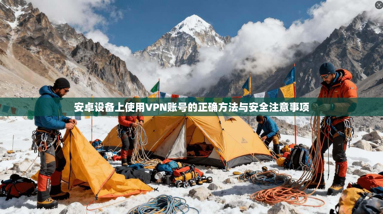 安卓设备上使用VPN账号的正确方法与安全注意事项