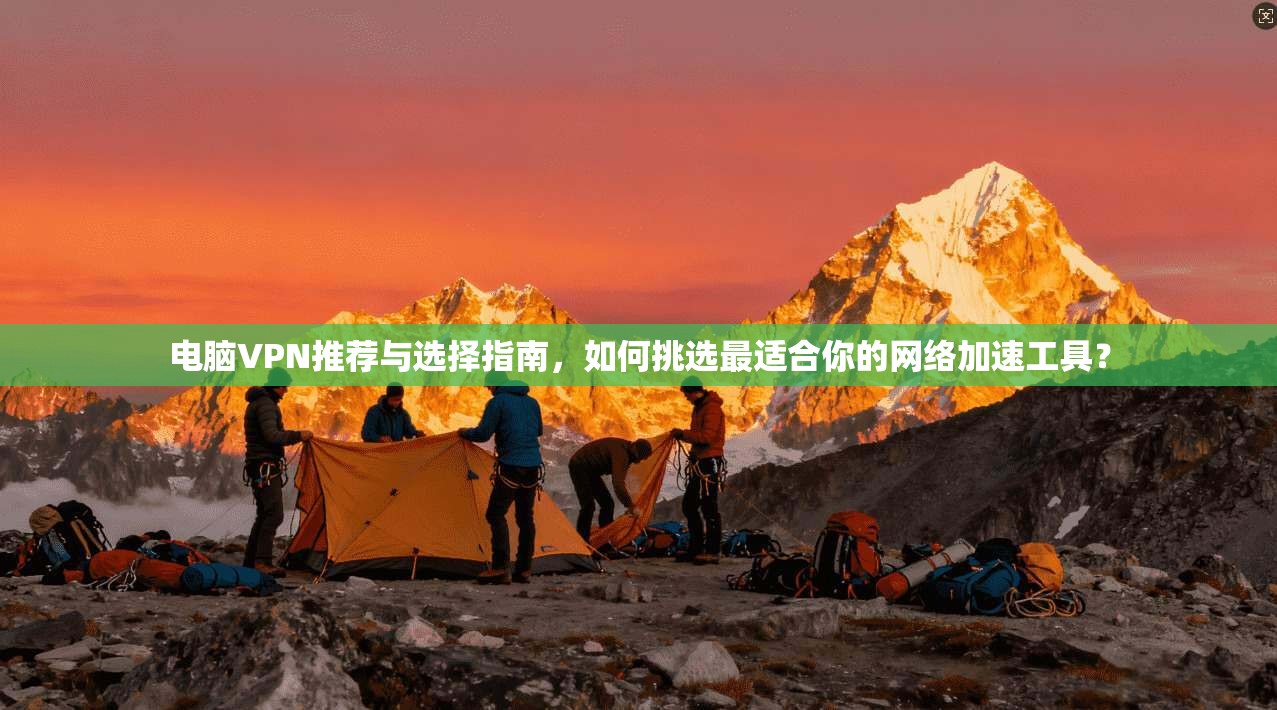 电脑VPN推荐与选择指南，如何挑选最适合你的网络加速工具？