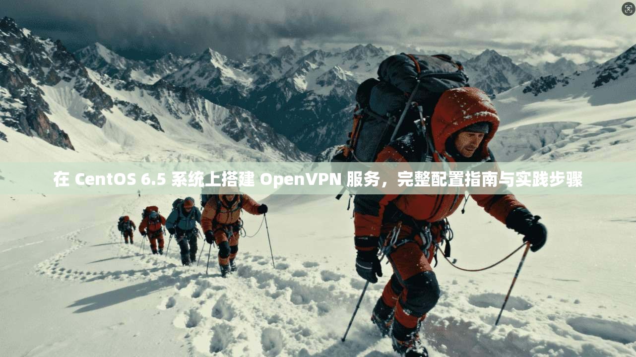 在 CentOS 6.5 系统上搭建 OpenVPN 服务，完整配置指南与实践步骤