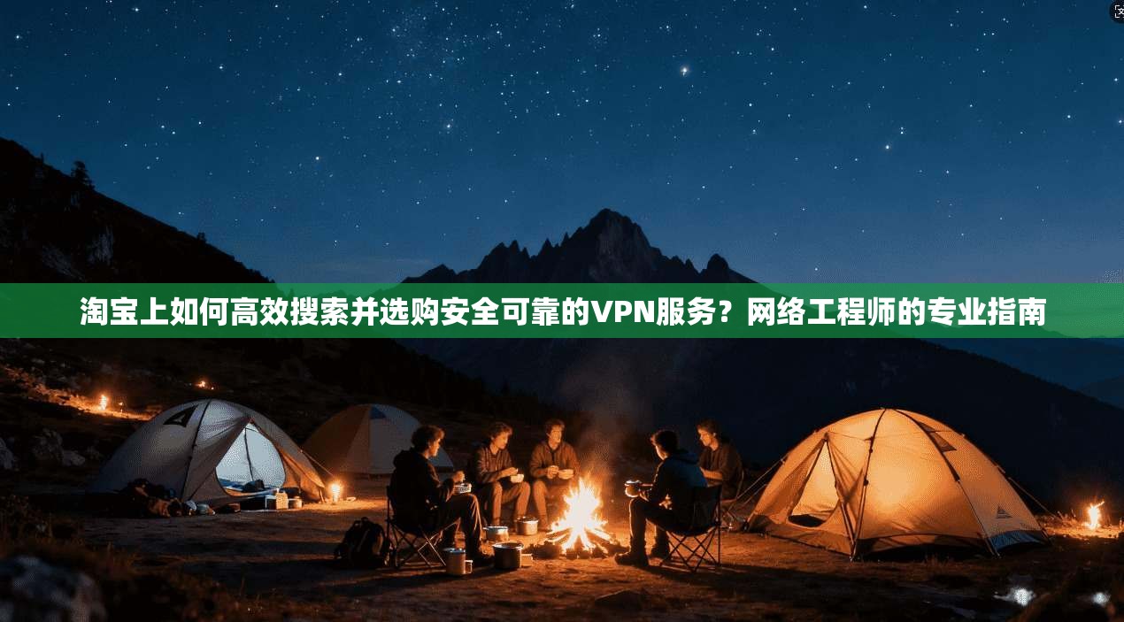 淘宝上如何高效搜索并选购安全可靠的VPN服务？网络工程师的专业指南