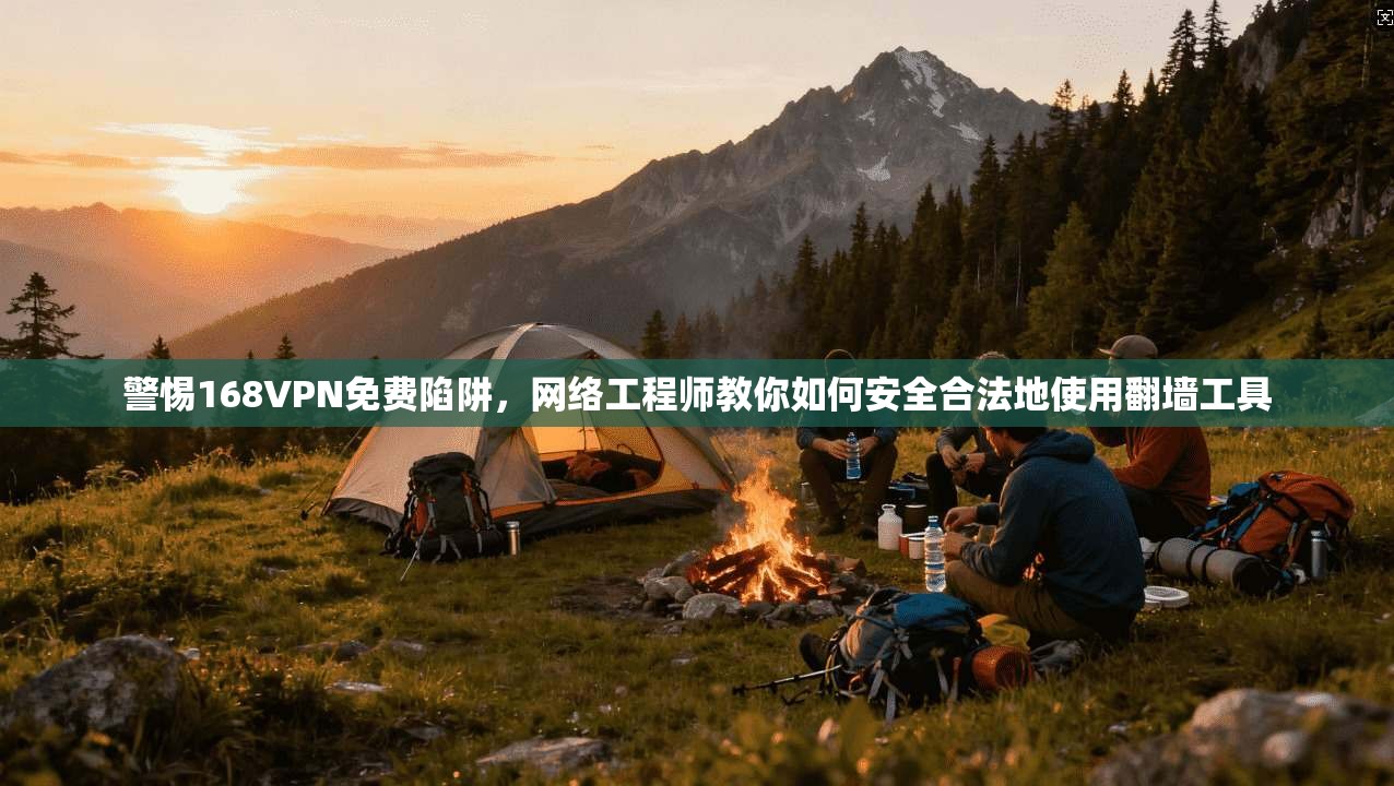 警惕168VPN免费陷阱，网络工程师教你如何安全合法地使用翻墙工具