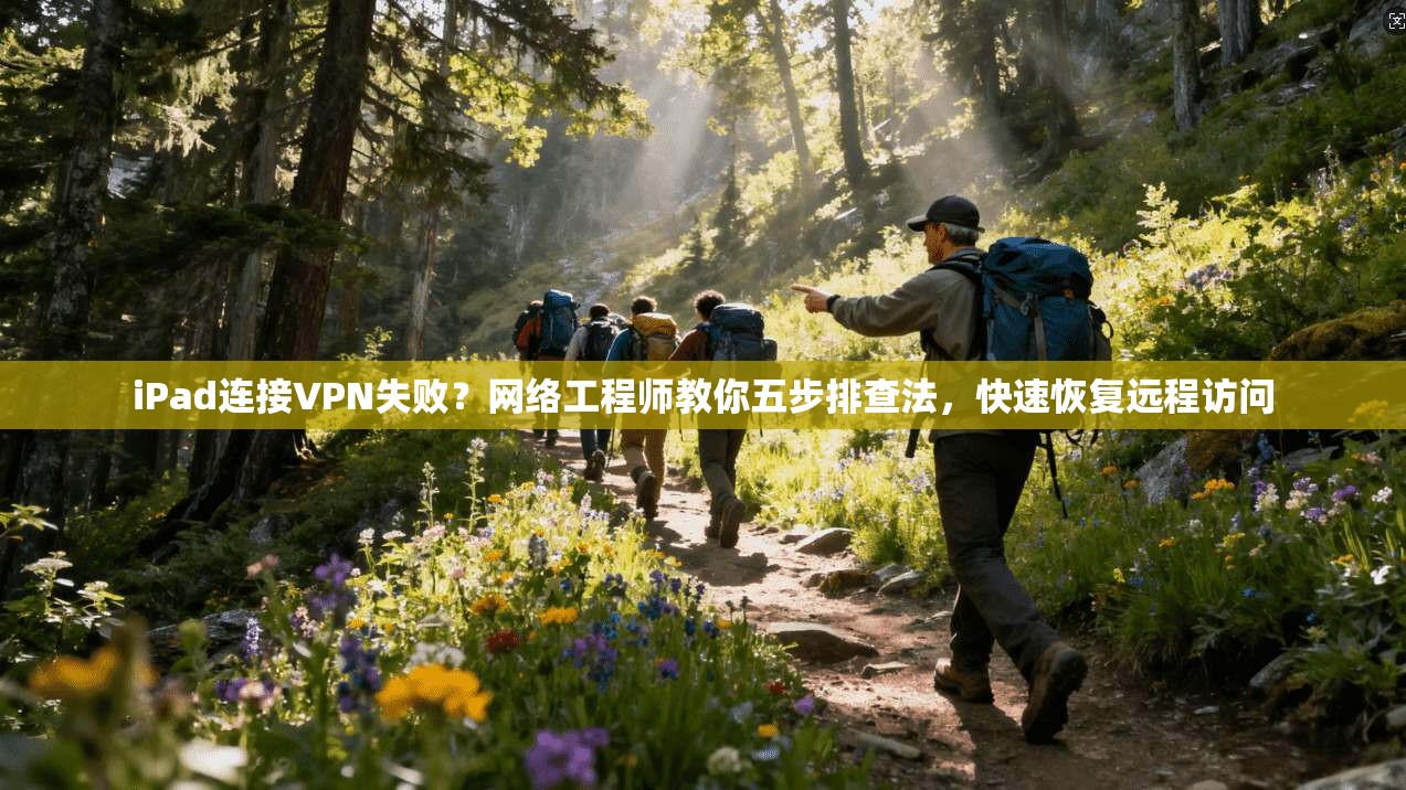 iPad连接VPN失败？网络工程师教你五步排查法，快速恢复远程访问