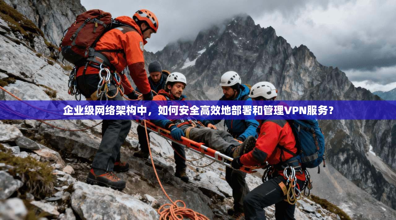 企业级网络架构中，如何安全高效地部署和管理VPN服务？