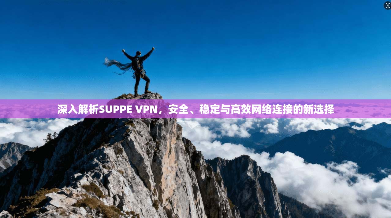 深入解析SUPPE VPN，安全、稳定与高效网络连接的新选择