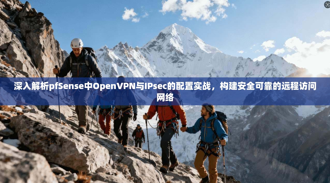 深入解析pfSense中OpenVPN与IPsec的配置实战，构建安全可靠的远程访问网络