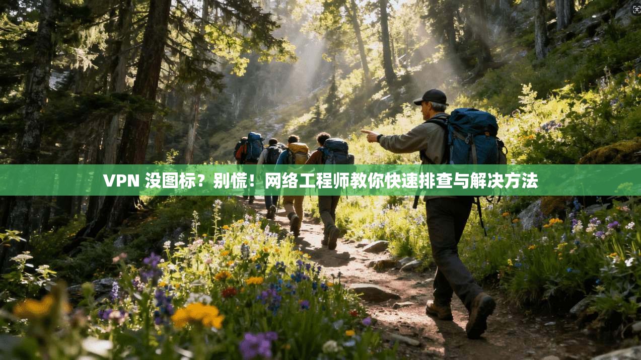 VPN 没图标？别慌！网络工程师教你快速排查与解决方法