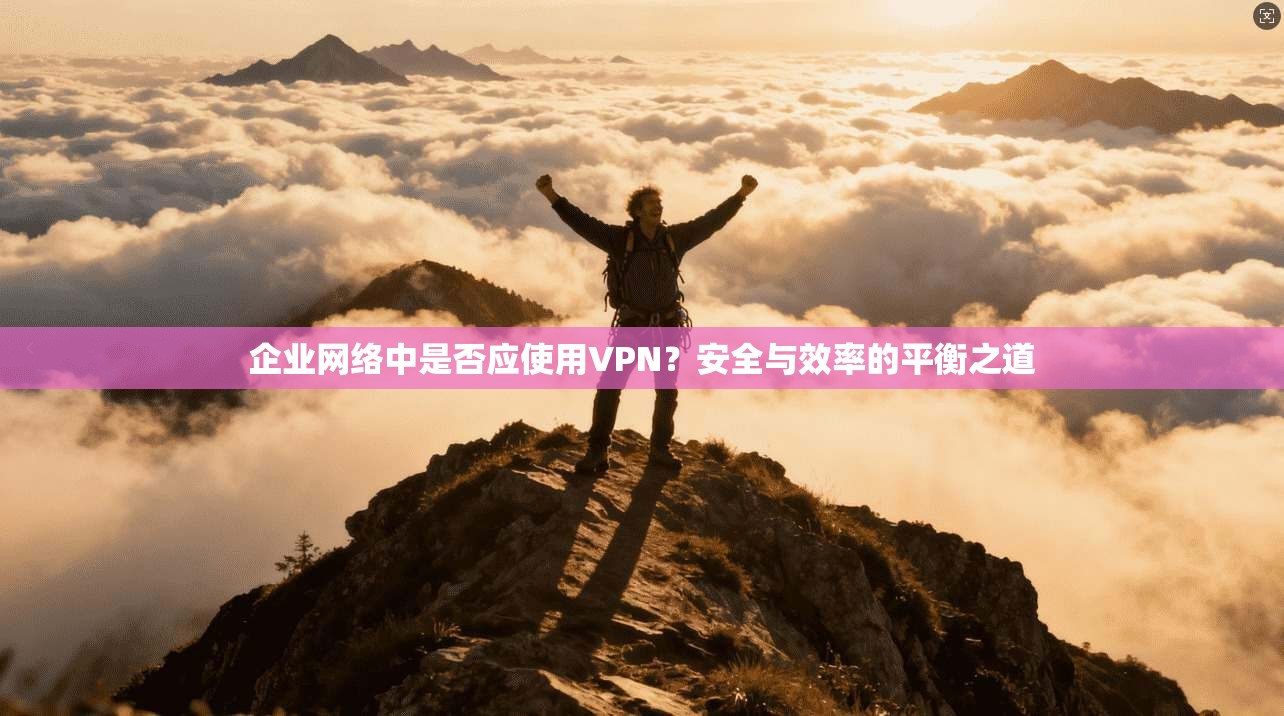 企业网络中是否应使用VPN？安全与效率的平衡之道