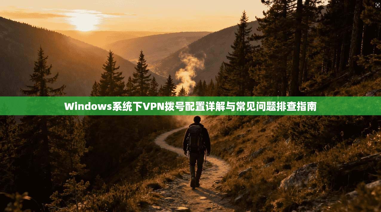 Windows系统下VPN拨号配置详解与常见问题排查指南