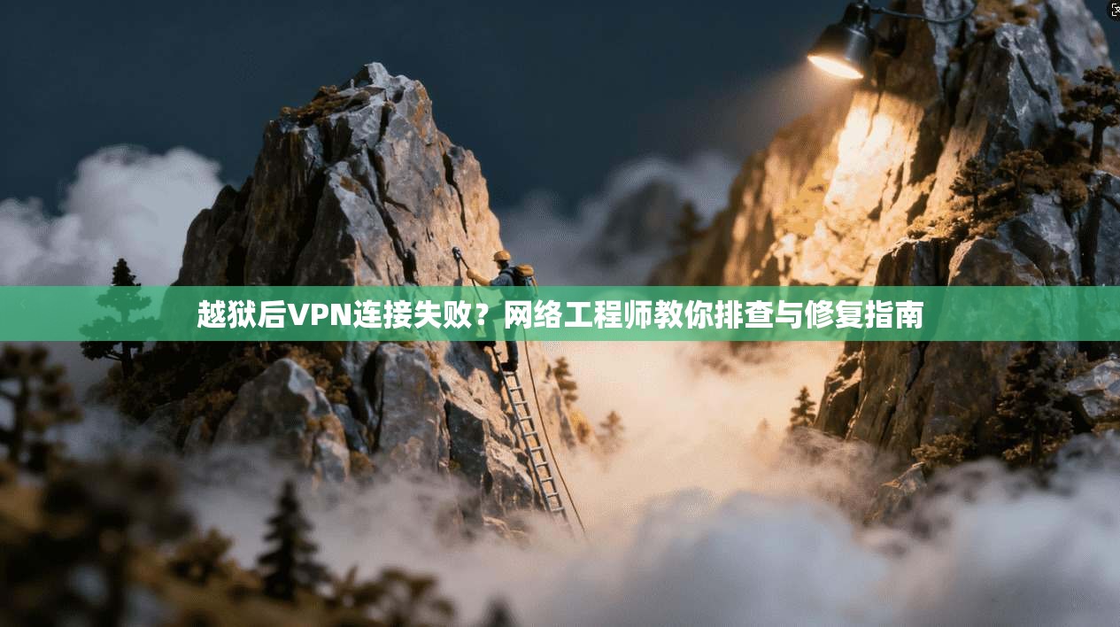 越狱后VPN连接失败?网络工程师教你排查与修复指南 越狱后VPN连接失败?网络工程师教你排查与修复指南
