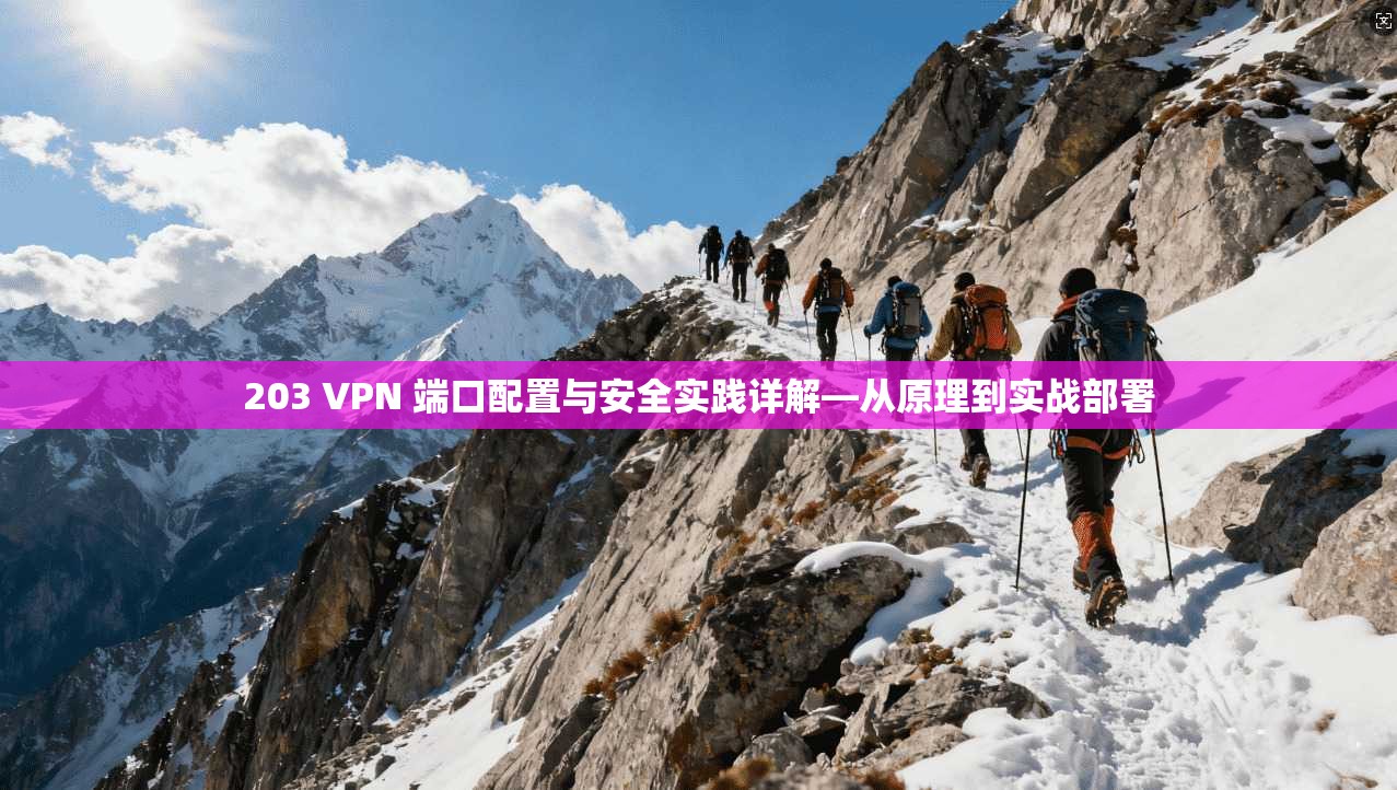 203 VPN 端口配置与安全实践详解—从原理到实战部署